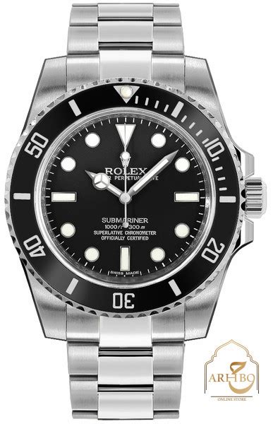 fake rolex submariner men's luxury diver watch black dial 114060|rolex submariner black bezel.